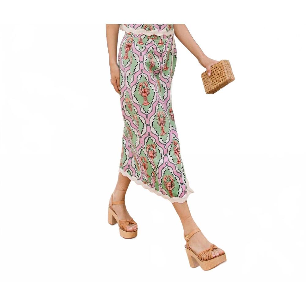 NEW PRINTFRESH sophie two piece set in pink mojito